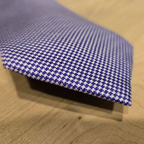 Vassi Couture 7-Fold Italian Silk Tie Purple โ One-of-a-Kind! - Picture 8 of 8